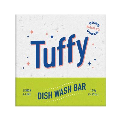 Downunder Wash Co. Tuffy Dish Wash Bar Lemon & Lime 150g